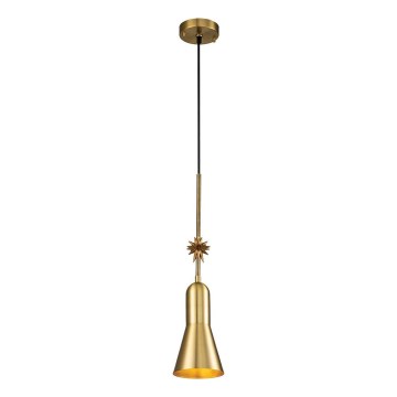 Elstead - Lestenec na vrvici ETOILE 1xE27/60W/230V pr. 13,3 cm zlata