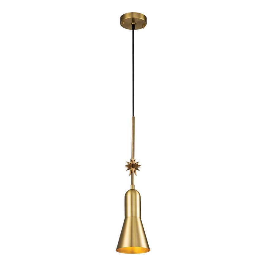 Elstead - Lestenec na vrvici ETOILE 1xE27/60W/230V pr. 13,3 cm zlata