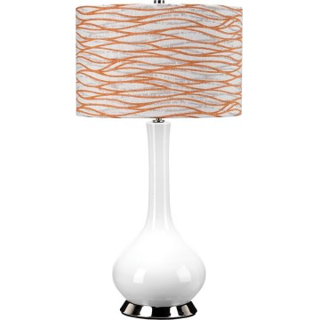 Elstead - Namizna svetilka MILO 1xE27/60W/230V bela/oranžna