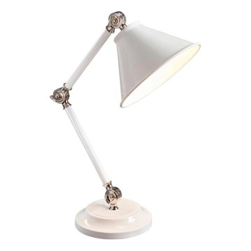 Elstead - Namizna svetilka PROVENCE ELEMENT 1xE27/60W/230V bela