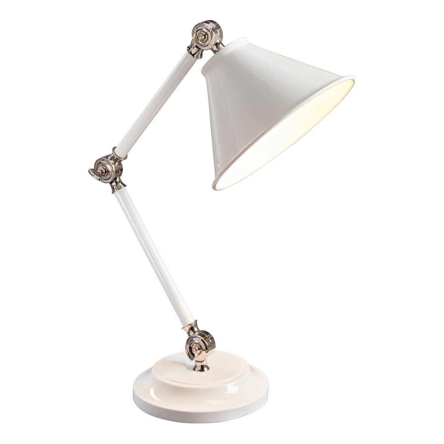 Elstead - Namizna svetilka PROVENCE ELEMENT 1xE27/60W/230V bela