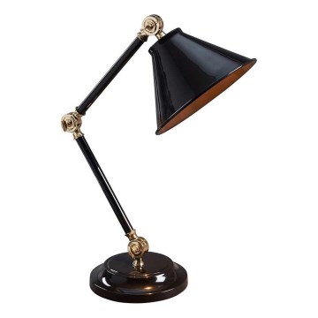 Elstead - Namizna svetilka PROVENCE ELEMENT 1xE27/60W/230V črna