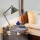 Elstead - Namizna svetilka PROVENCE ELEMENT 1xE27/60W/230V siva