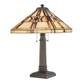 Elstead - Namizna svetilka Tiffany FINTON 2xE27/60W/230V
