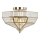 Elstead OLD-PARK-PB - Stropna svetilka OLD PARK 2xE27/60W/230V gold