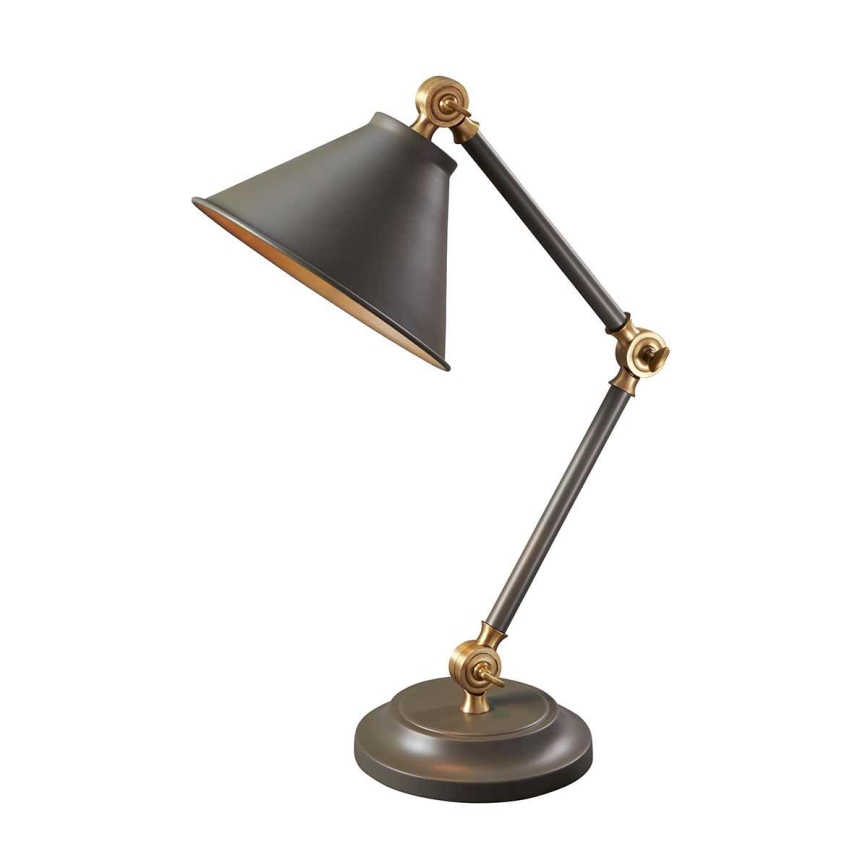 Elstead - Namizna svetilka PROVENCE ELEMENT 1xE27/60W/230V siva