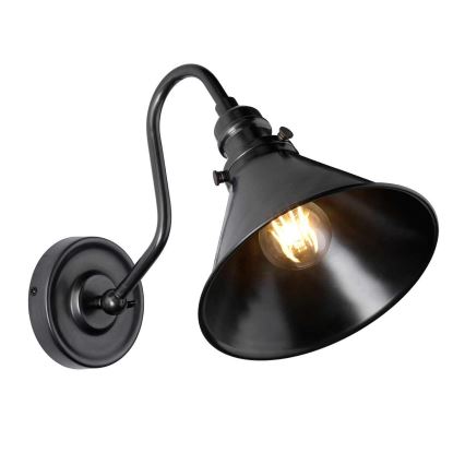 Elstead - Stenska svetilka PROVENCE 1xE27/60W/230V črna