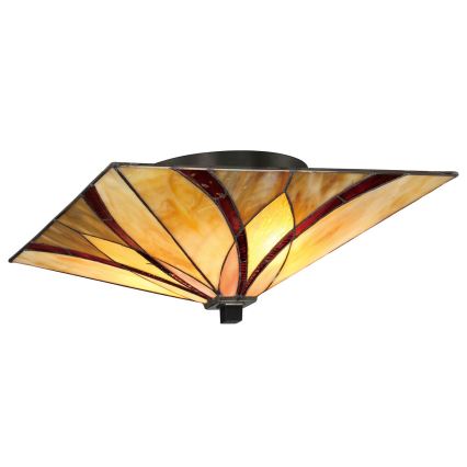 Elstead - Stropna svetilka Tiffany ASHEVILLE 2xE27/60W/230V