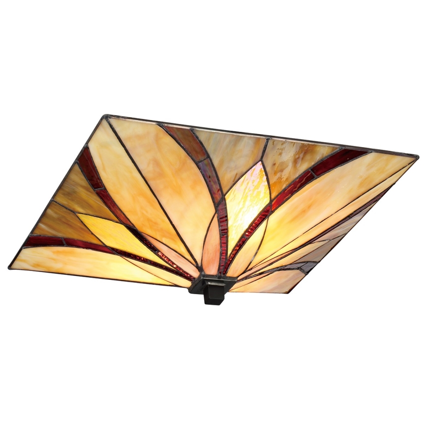 Elstead - Stropna svetilka Tiffany ASHEVILLE 2xE27/60W/230V