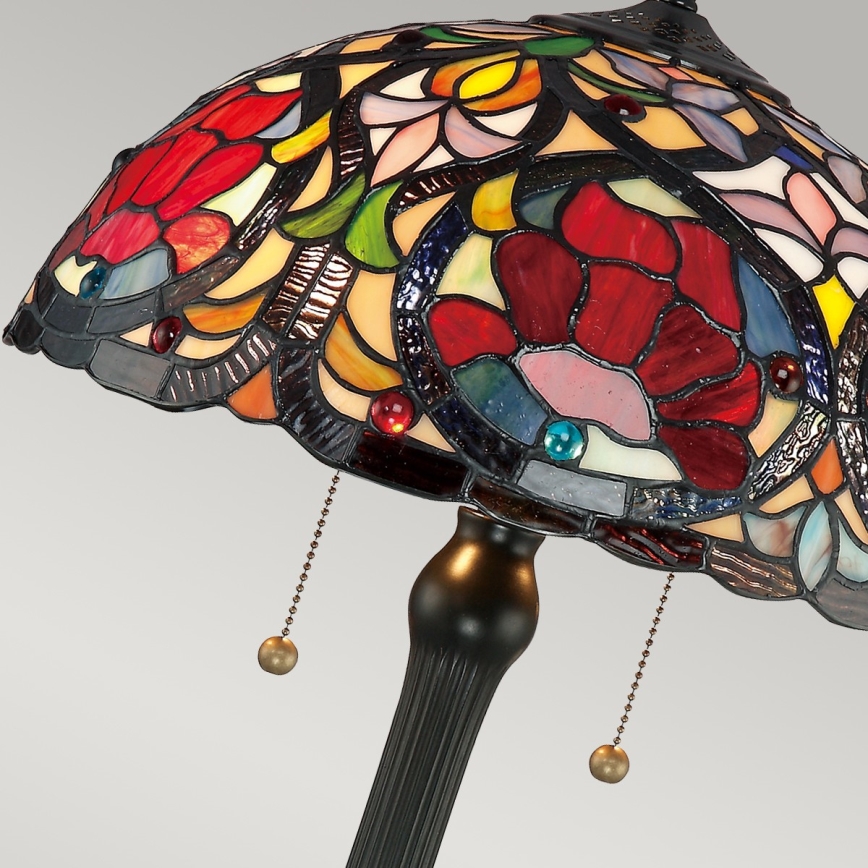 Elstead - Namizna svetilka Tiffany LARISSA 2xE27/60W/230V