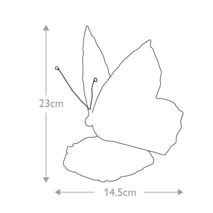 Elstead QZ-OBUTTERFLY-TL - LED Okrasna svetilka TIFFANY 1xG9/3W/12/230V metulj