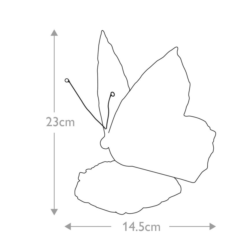 Elstead QZ-OBUTTERFLY-TL - LED Okrasna svetilka TIFFANY 1xG9/3W/12/230V metulj