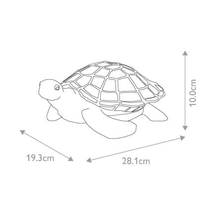 Elstead - LED dekorativna svetilka TIFFANY 1xG9/3W/12V v obliki želve
