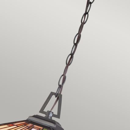 Elstead - Lestenec na verigi Tiffany STEPHEN 3xE27/60W/230V