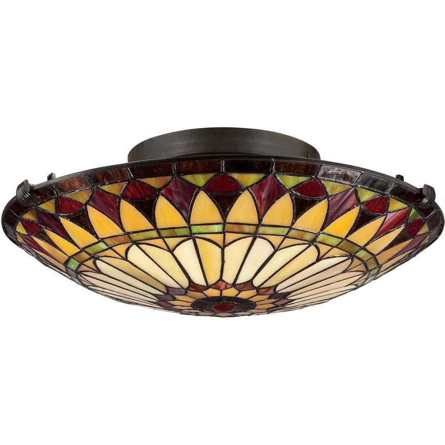 Elstead QZ-WEST-END-F - Stropna luč WEST 2xE27/75W/230V