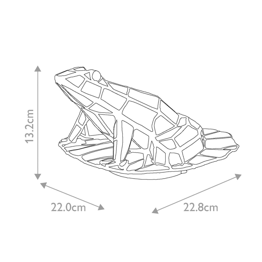 Elstead QZ-ŽABA-TL - LED Okrasna svetilka TIFFANY 1xG9/3W/12/230V žaba