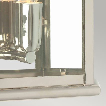 Elstead - Zunanja stenska svetilka ST MARTINS 1xE27/100W/230V IP44 sijajni krom