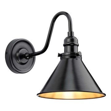 Elstead - Stenska svetilka PROVENCE 1xE27/60W/230V črna