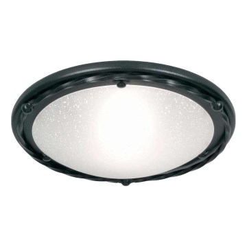 Elstead - Stropna svetilka PEMBROKE 1xE27/60W/230V črna