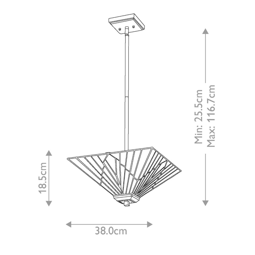 Elstead - Lestenec na drogu ALDERLEY 2xE27/60W/230V