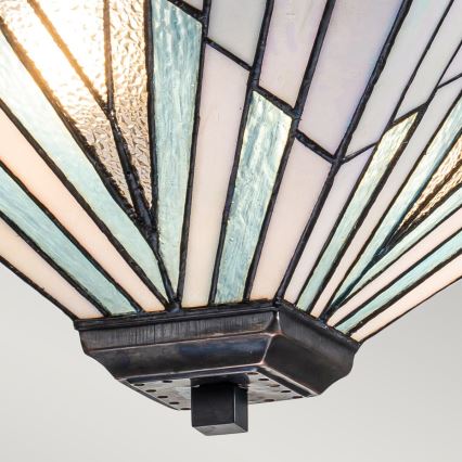 Elstead - Stropni lestenec na drogu Tiffany ALDERLEY 2xE27/60W/230V