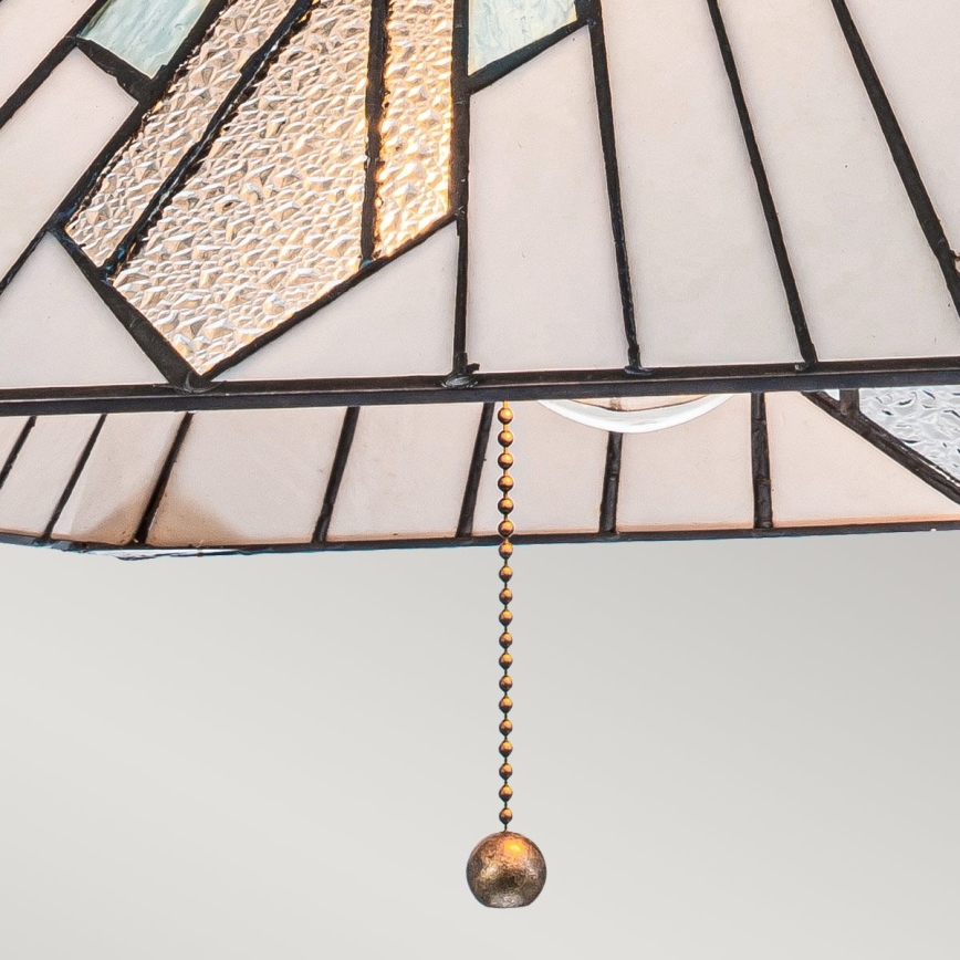 Elstead - Lestenec na verigi Tiffany ALDERLEY 1xE27/60W/230V