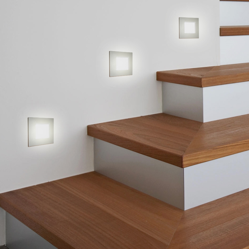 Emithor 48302 - LED Stensko stopniščna svetilka 16xLED/1W/230V