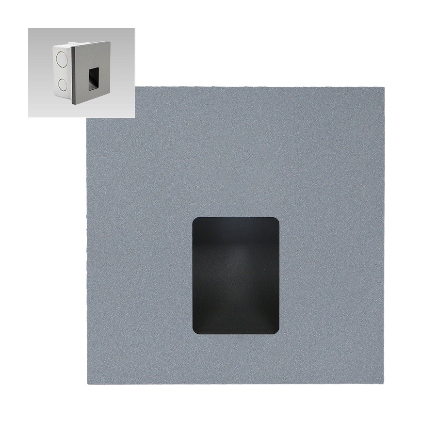 Emithor 70423 - LED Stopniščna svetilka VIX LED/1W/230V 4000K siva