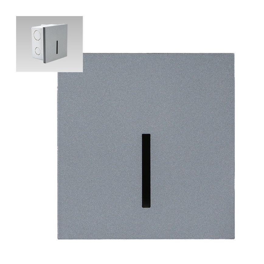 Emithor 70429 - LED Stopniščna svetilka LINE LED/1W/230V 4000K siva