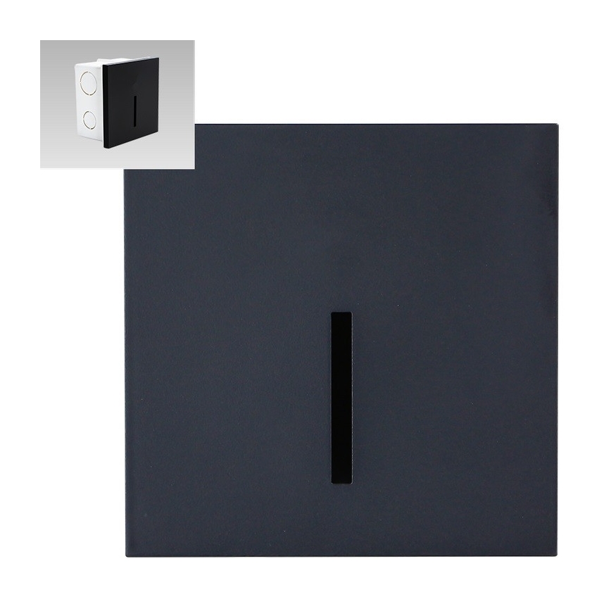 Emithor 70431 - LED Stopniščna svetilka LINE LED/1W/230V 4000K črna