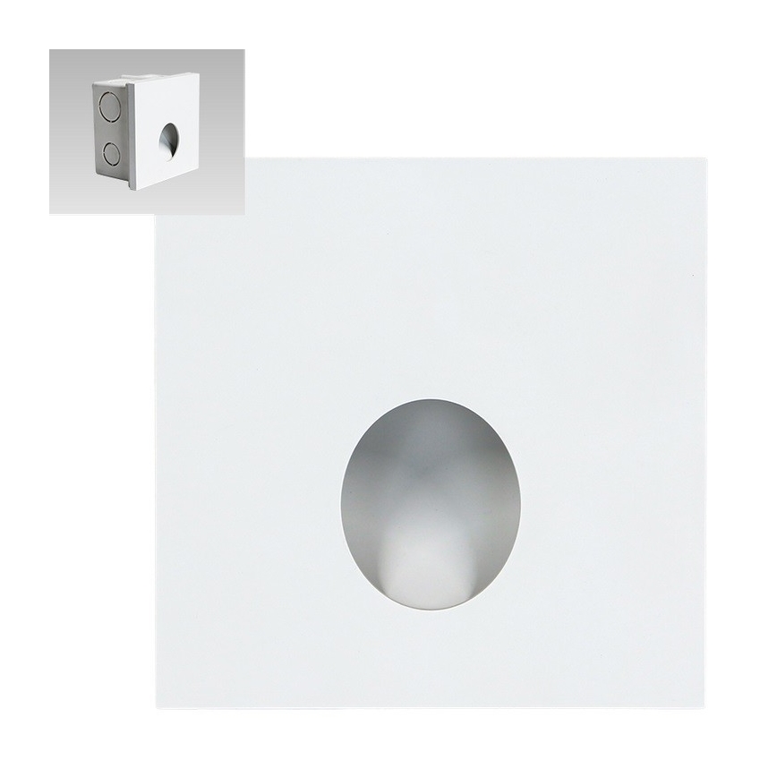 Emithor 70433 - LED Stopniščna svetilka OLIVE LED/1W/230V 4000K bela