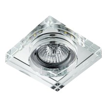 Emithor 71105 - LED Vgradna svetilka ELEGANT DOUBLE LIGHT 1xGU10/50W + LED/3W STRIPE