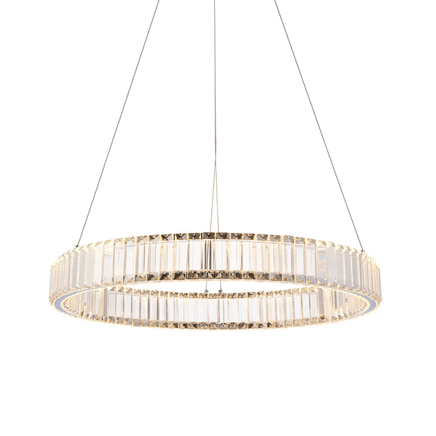 Endon 102255 - Zatemnljiv LED lestenec na jeklenem lanku LAGUNA LED/36W/230V, sijajni krom