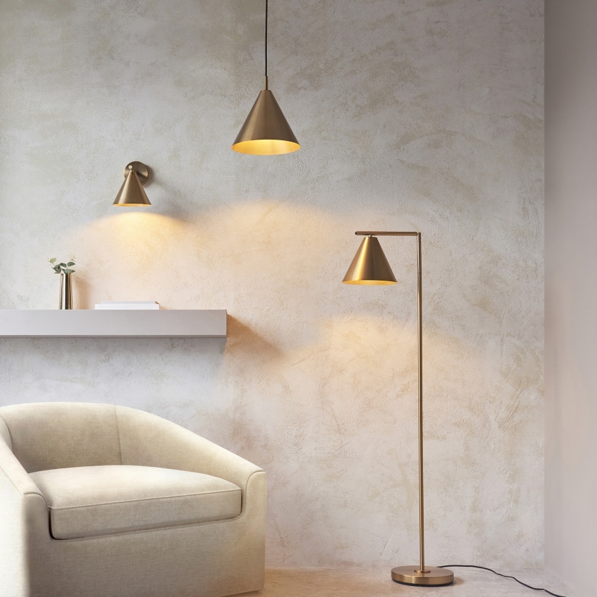 Endon 102893 - Stenski reflektor CAPE 1xE14/7W/230V medenina