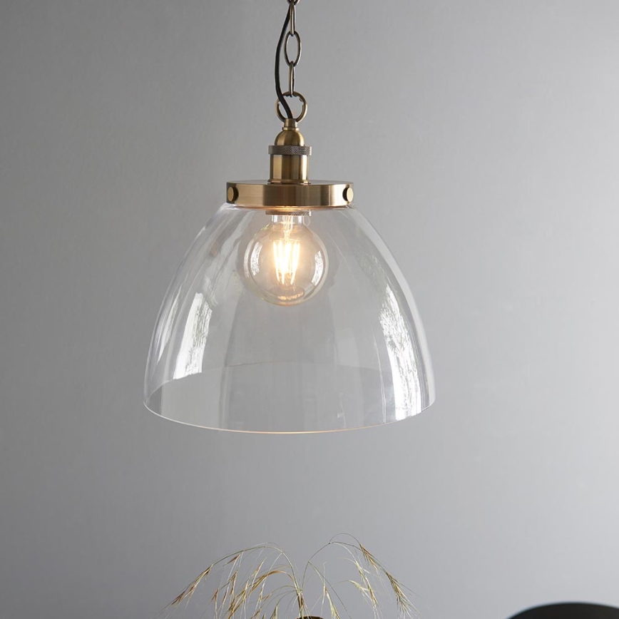 Endon 102926 - Lestenec na verigi HANSEN 1xE27/10W/230V medenina