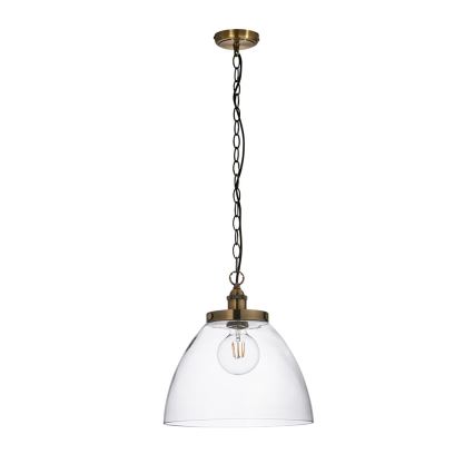 Endon 102926 - Lestenec na verigi HANSEN 1xE27/10W/230V medenina