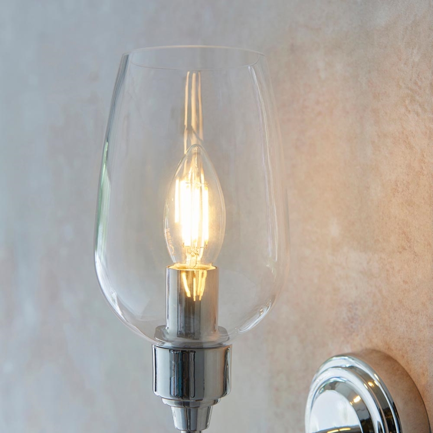 Endon 103316 - Stensko svetilo STOURTON 1x E14/6W/230V, sijajni krom
