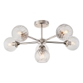 Endon 104050 - Lestenec na drogu ALLEGRA 6xE14/7W/230V sijajni krom/prozorna