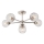 Endon 104050 - Lestenec na drogu ALLEGRA 6xE14/7W/230V sijajni krom/prozorna