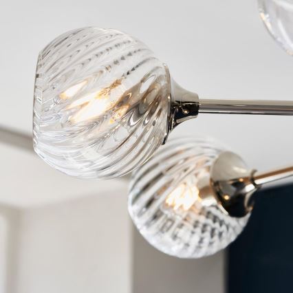 Endon 104051 - Lestenec na drogu ALLEGRA 8xE14/7W/230V sijajni krom