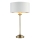 Endon 104054 - Namizna svetilka HIGHCLERE 1xE14/7W/230V bela/medenina pr. 25 cm