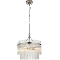 Endon 104113 - Lestenec na verigi MARIETTA 3xE14/7W/230V sijajni krom