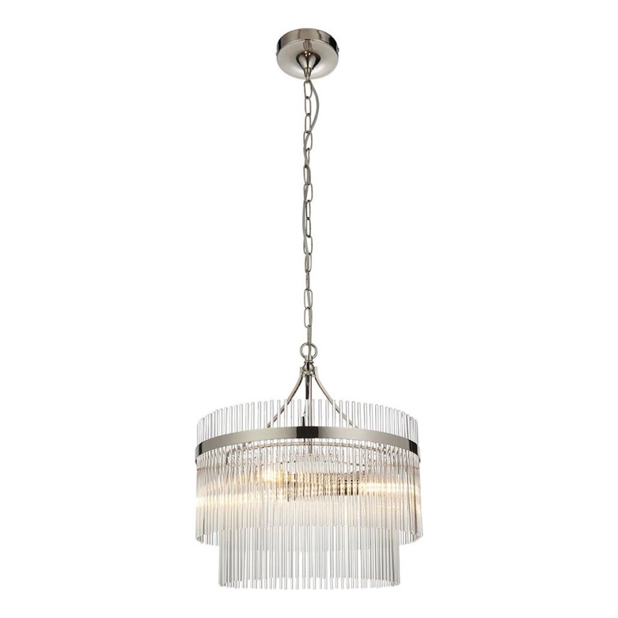 Endon 104113 - Lestenec na verigi MARIETTA 3xE14/7W/230V sijajni krom