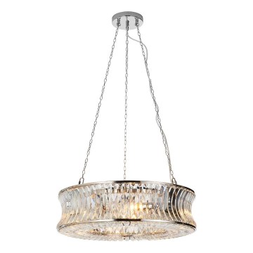 Endon 104528 - Lestenec na verigi 6xE14/6W/230V sijajni krom