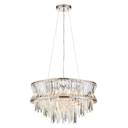 Endon 104530 - Lestenec na verigi 9xE14/6W/230V sijajni krom