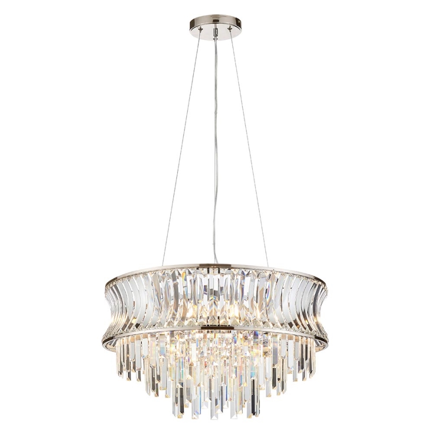 Endon 104530 - Lestenec na verigi 9xE14/6W/230V sijajni krom