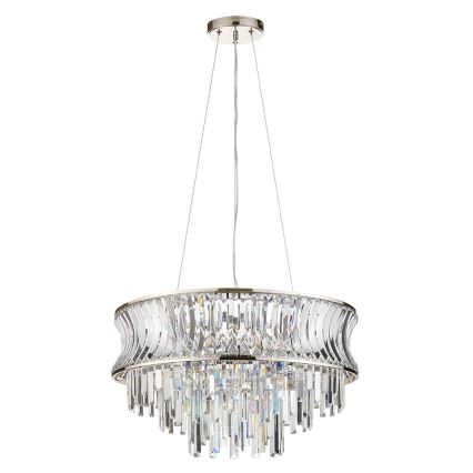 Endon 104530 - Lestenec na verigi 9xE14/6W/230V sijajni krom