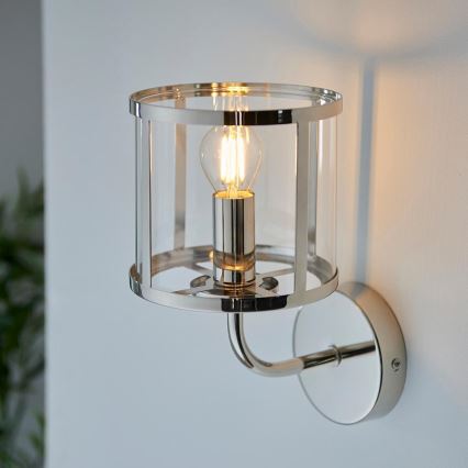 Endon 106003 - Stensko svetilo HOPTON 1xE14/7W/230V sijajni krom
