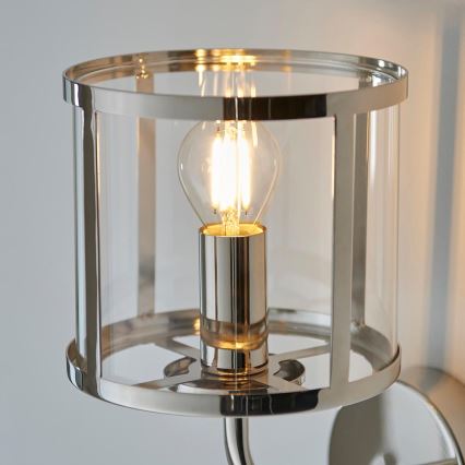 Endon 106003 - Stensko svetilo HOPTON 1xE14/7W/230V sijajni krom