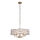 Endon 106244 - Lestenec na verigi CLIFTON 5xE14/6W/230V medenina/prosojno